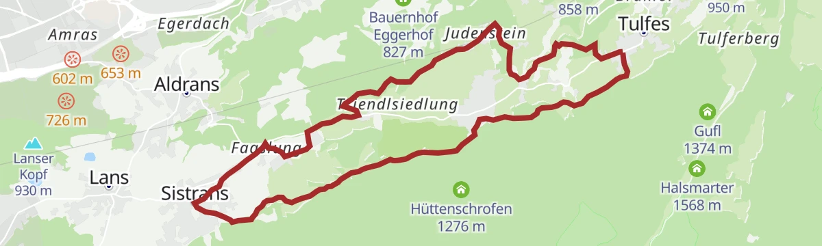 Route map: Entlang des Speckbacherweges